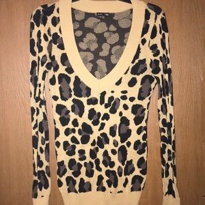 Cheetah print sweater